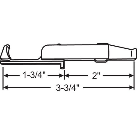 Strybuc Slide Bolt 900-18534LH